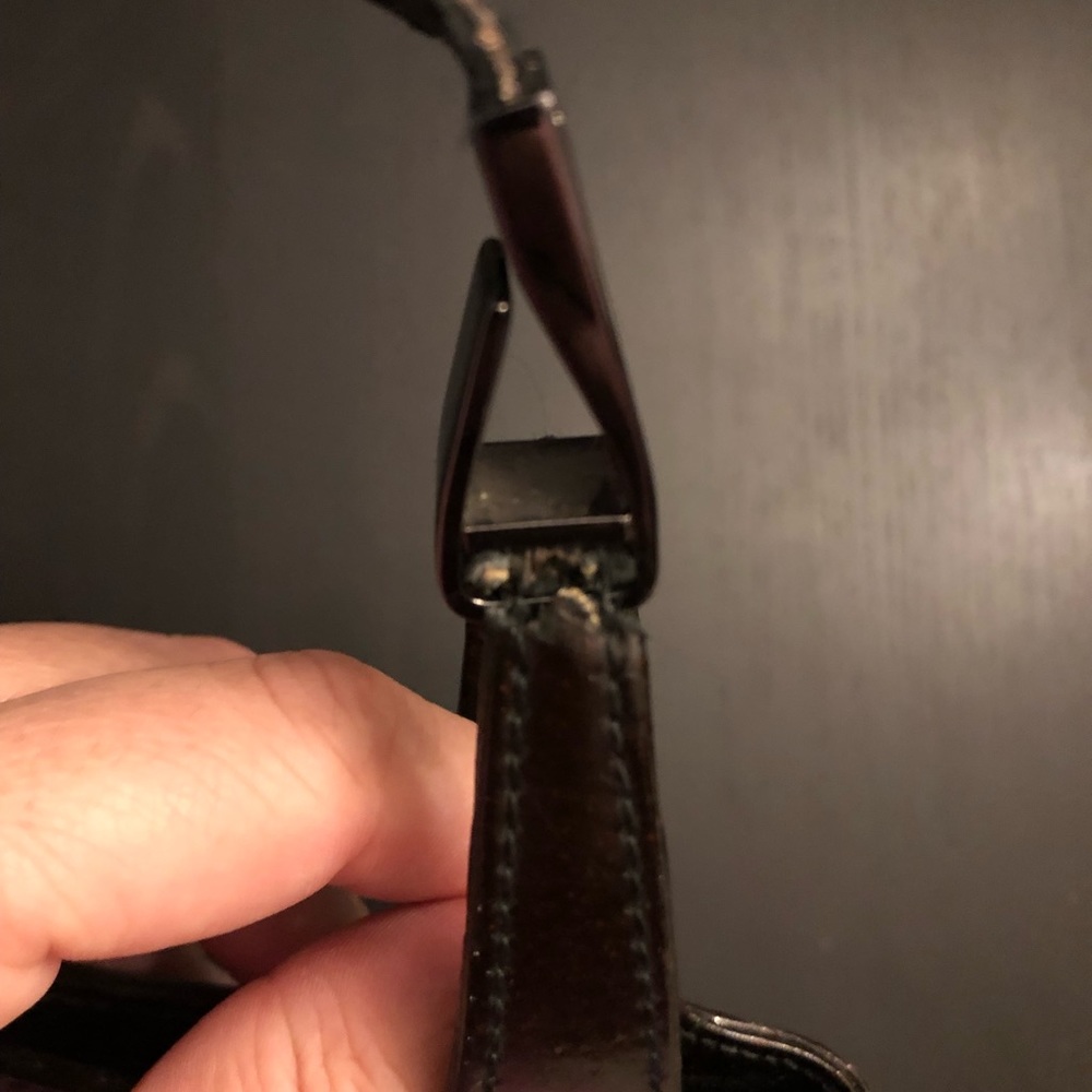 Auth GUCCI vintage wine red burgundy leather bag - Picture 11 of 11